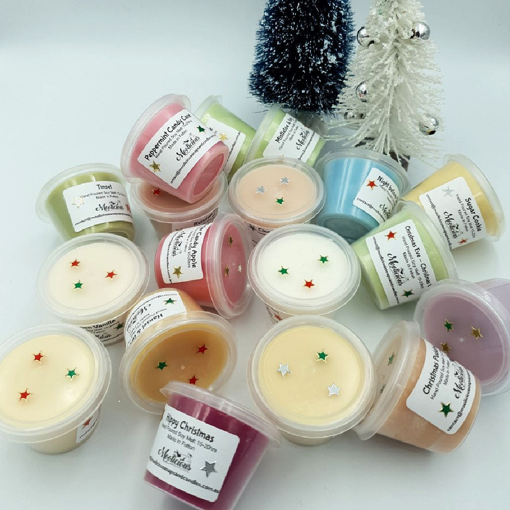 Christmas Soy Wax Melts Pots