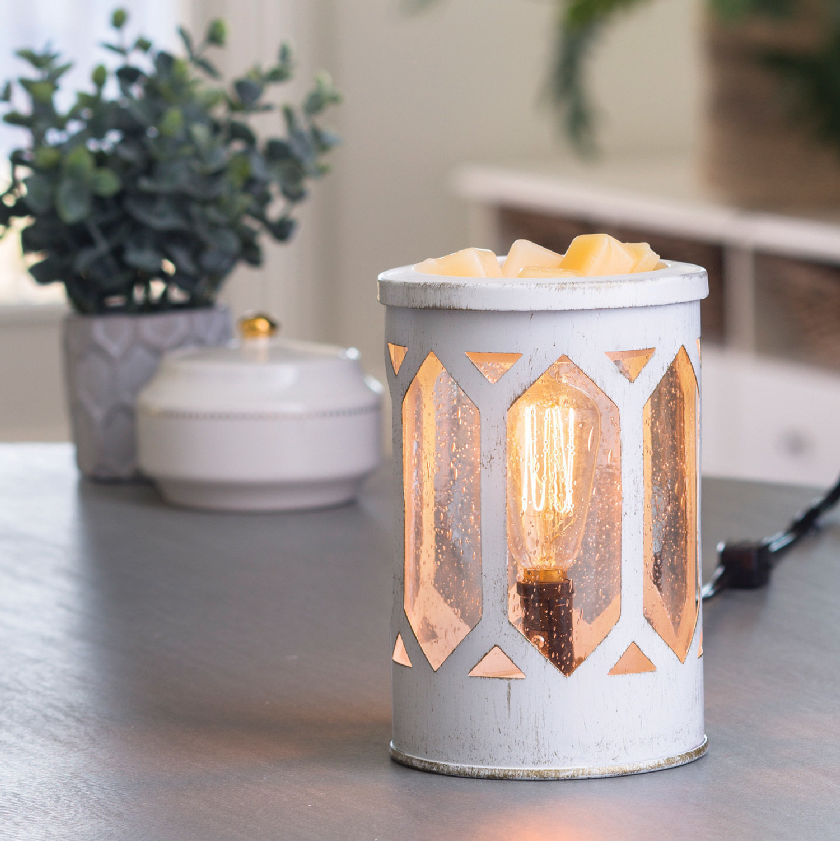 Electric Candle Warmer - White Arbor Edison