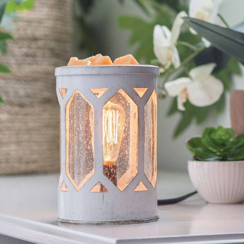 Electric Candle Warmer - White Arbor Edison