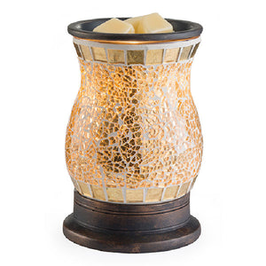 Gilded Gold Glass Candle Warmer